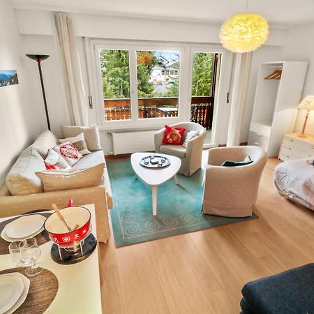 Studio Chaleureux Et Paisible Crans-Montana Extérieur photo