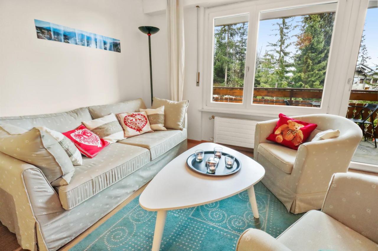 Studio Chaleureux Et Paisible Crans-Montana Extérieur photo