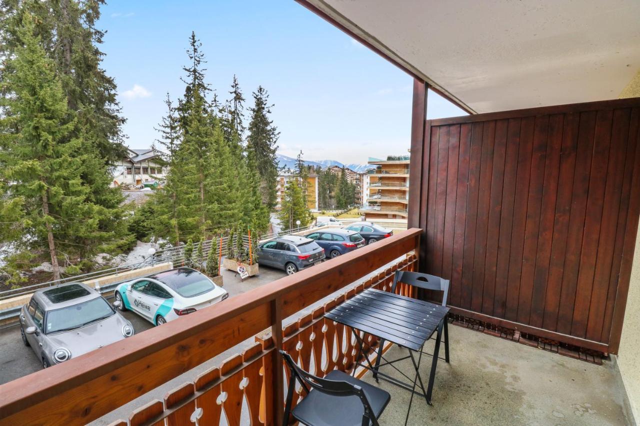 Studio Chaleureux Et Paisible Crans-Montana Extérieur photo